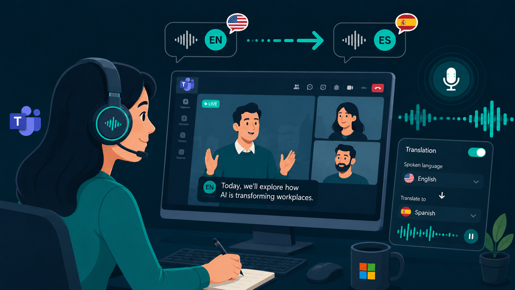 Microsoft Teams Translate: Make Meetings and Training Easier to Understand