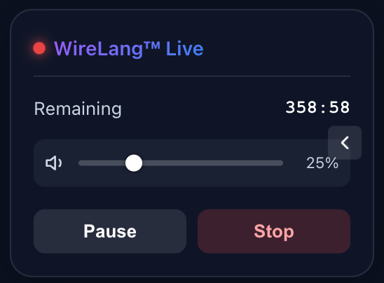 WireLang Floating Toolbox